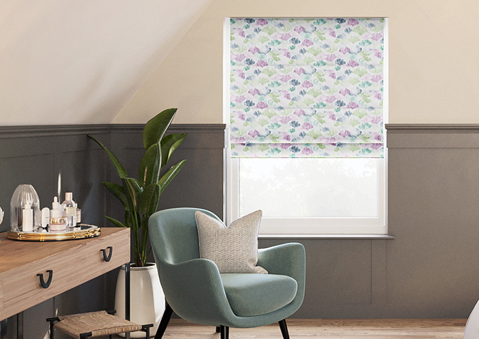 Palm Beach Faux Silk, Fantasy - Twist&Fit Roman Blind - Image 3